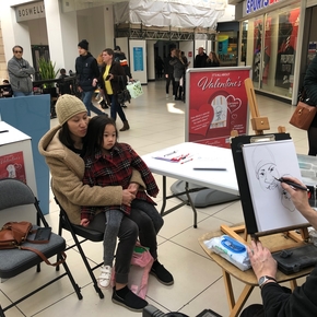 Valentine's Caricaturist 2019